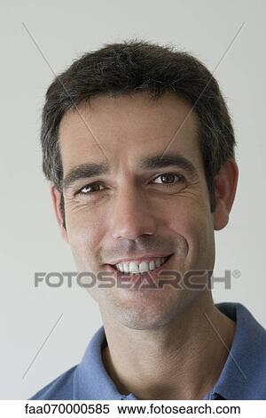 Man smiling at camera, portrait View Large Photo Image Stock Photography - Man smiling at camera, portrait. Fotosearch