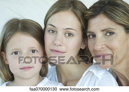 Mother, daughter and grandmother, portrait View Large Photo Image Stock Image - Mother, daughter and grandmother, portrait. Fotosearch