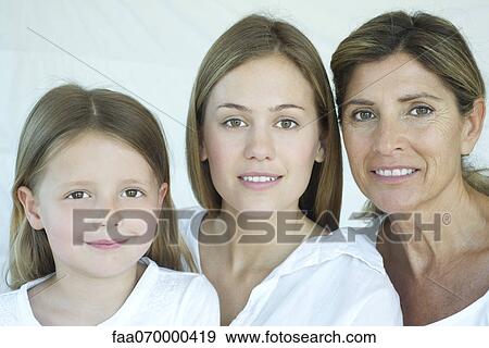Mother, daughter and grandmother, portrait View Large Photo Image Stock Photo - Mother, daughter and grandmother, portrait. Fotosearch