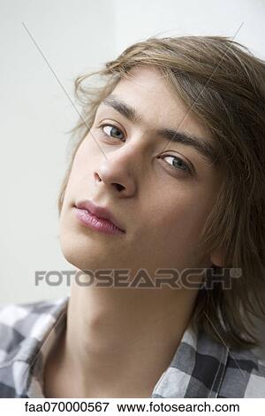 Young man, portrait View Large Photo Image Stock Photo - Young man, portrait. Fotosearch