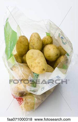Bag of potatoes View Large Photo Image Stock Photo - Bag of potatoes. Fotosearch