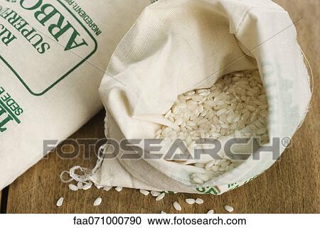 Bags of Arborio rice View Large Photo Image Stock Image - Bags of Arborio rice. Fotosearch