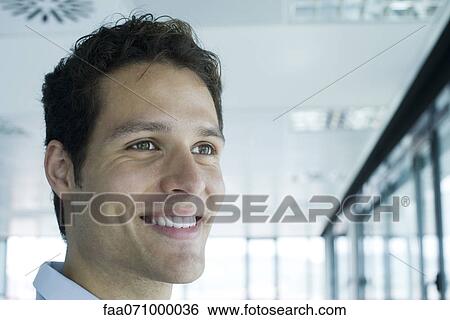 Stock Photograph - Businessman smiling. Fotosearch