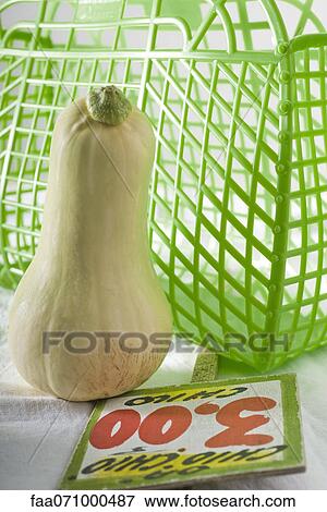 Butternut squash and shopping bag View Large Photo Image Stock Photo - Butternut squash and shopping bag. Fotosearch