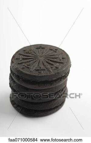 Chocolate sandwich cookies View Large Photo Image Picture - Chocolate sandwich cookies. Fotosearch