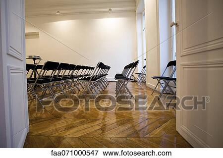 Empty conference room View Large Photo Image Stock Photo - Empty conference room. Fotosearch