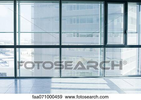 Empty room with bay windows View Large Photo Image Stock Photo - Empty room with bay windows. Fotosearch