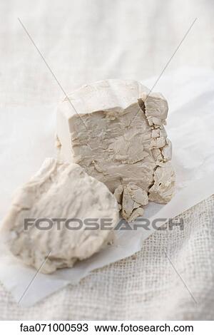 Stock Image - Fresh yeast. Fotosearch