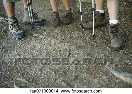 Picture - Hikers, low section. Fotosearch