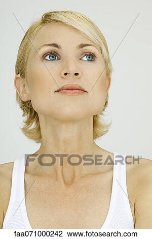 Mid-adult woman, portrait View Large Photo Image Stock Image - Mid-adult woman, portrait. Fotosearch