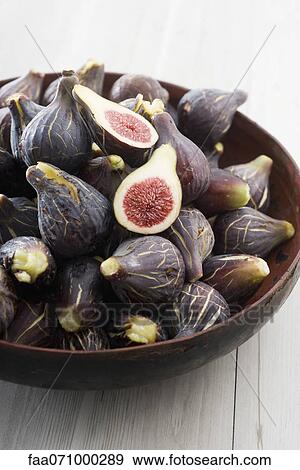 Ripe figs in bowl View Large Photo Image Stock Photo - Ripe figs in bowl. Fotosearch