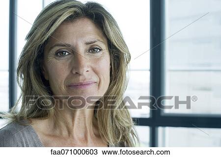 Smiling woman, portrait View Large Photo Image Stock Image - Smiling woman, portrait. Fotosearch