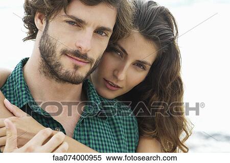 Attractive young couple, portrait View Large Photo Image Stock Photography - Attractive young couple, portrait. Fotosearch