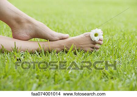 Holding flower between toes View Large Photo Image Picture - Holding flower between toes. Fotosearch