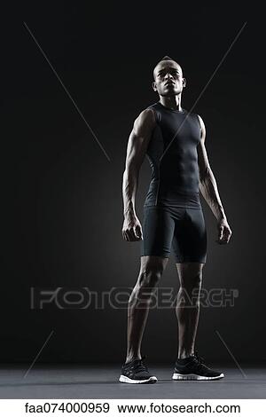 Male athlete, portrait View Large Photo Image Stock Photo - Male athlete, portrait. Fotosearch