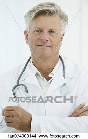 Male doctor, portrait View Large Photo Image Picture - Male doctor, portrait. Fotosearch