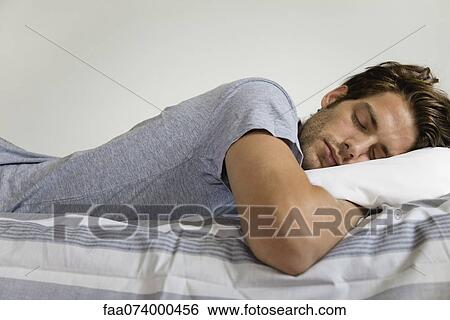Man sleeping View Large Photo Image Stock Photograph - Man sleeping. Fotosearch