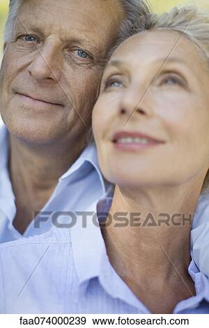 Stock Photo - Mature couple, portrait. Fotosearch