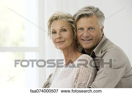 Mature couple, portrait View Large Photo Image Stock Photo - Mature couple, portrait. Fotosearch