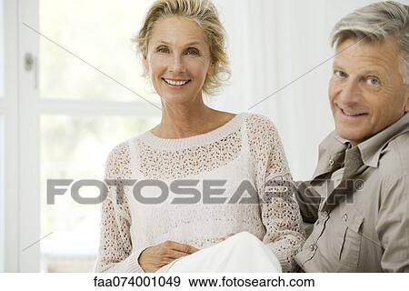 Stock Photo - Mature couple, portrait. Fotosearch