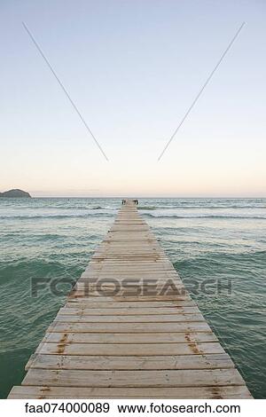 Pier over water View Large Photo Image Stock Photo - Pier over water. Fotosearch