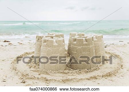 Sand castle View Large Photo Image Stock Photograph - Sand castle. Fotosearch