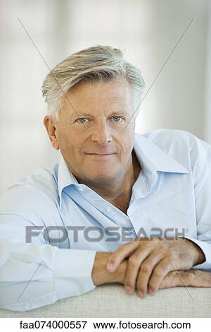 Stock Photo - Senior man, portrait. Fotosearch