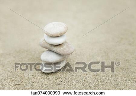 Stacked pebbles View Large Photo Image Stock Photo - Stacked pebbles. Fotosearch