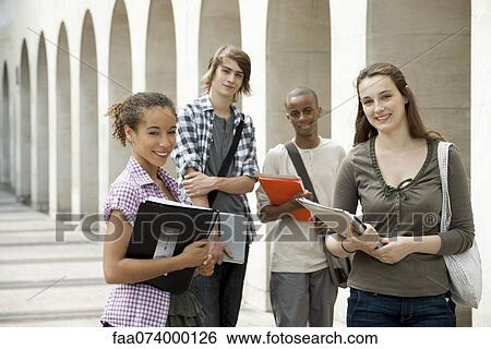 University students on campus View Large Photo Image Stock Photograph - University students on campus. Fotosearch