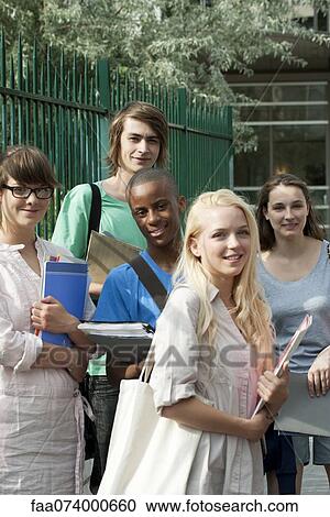 Stock Image - University students. Fotosearch