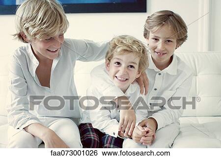 Brothers, portrait View Large Photo Image Stock Photograph - Brothers, portrait. Fotosearch