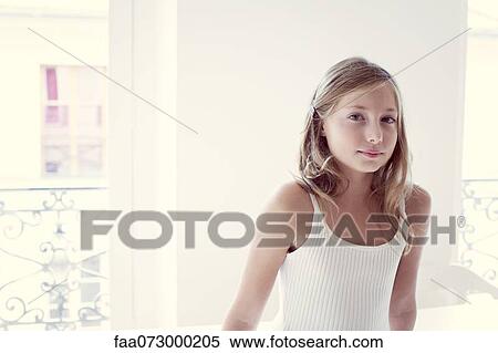 Stock Photography - Girl, portrait. Fotosearch