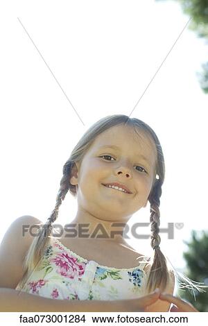 Picture - Girl smiling, portrait. Fotosearch