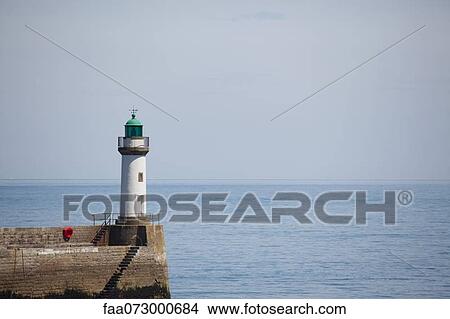 Lighthouse at Le Palais, Belle-Ile-en-Mer, Morbihan, Brittany, France View Large Photo Image Picture - Lighthouse at Le Palais, Belle-Ile-en-Mer, Morbihan, Brittany, France. Fotosearch