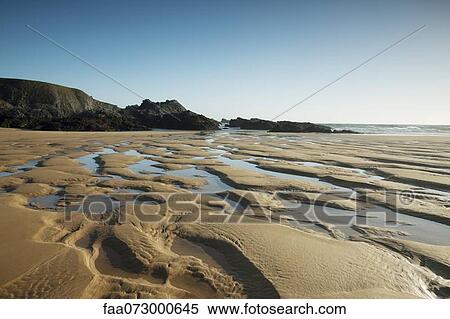 Stock Photography - Plage de Donnant, Belle-Ile-en-Mer, Morbihan, Brittany, France. Fotosearch