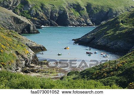 Port de Pouldon, Belle-Ile-en-Mer, Morbihan, Brittany, France View Large Photo Image Stock Image - Port de Pouldon, Belle-Ile-en-Mer, Morbihan, Brittany, France. Fotosearch