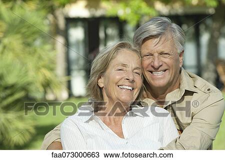 Stock Image - Senior couple, portrait. Fotosearch