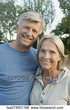 Senior couple, portrait View Large Photo Image Stock Photo - Senior couple, portrait. Fotosearch