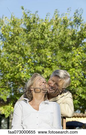 Stock Photography - Senior couple spending time together outdoors. Fotosearch