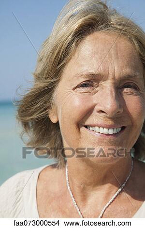Picture - Senior woman, portrait. Fotosearch