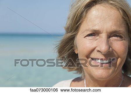 Senior woman, portrait View Large Photo Image Stock Photograph - Senior woman, portrait. Fotosearch
