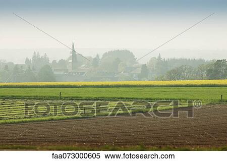 Tranquil countryside, Guilliers, Brittany, France View Large Photo Image Stock Photography - Tranquil countryside, Guilliers, Brittany, France. Fotosearch