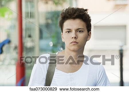 Stock Photo - Young man, portrait. Fotosearch