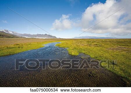 Countryside along Route 1 between Kirkjubaejarklaustur and Kalfafell, Iceland View Large Photo Image Picture - Countryside along Route 1 between Kirkjubaejarklaustur and Kalfafell, Iceland. Fotosearch