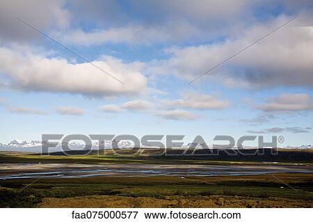 Stock Photo - Countryside, Iceland. Fotosearch
