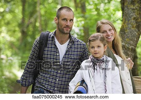 Family in woods, portrait View Large Photo Image Stock Photography - Family in woods, portrait. Fotosearch