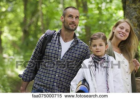 Family in woods, portrait View Large Photo Image Stock Photography - Family in woods, portrait. Fotosearch