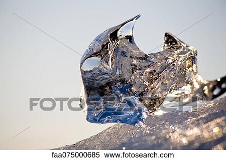 Ice, close-up View Large Photo Image Stock Photography - Ice, close-up. Fotosearch