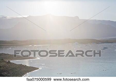 Stock Photo - Jokulsarlon glacial lagoon, Iceland. Fotosearch