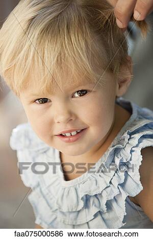Little girl, portrait View Large Photo Image Stock Photograph - Little girl, portrait. Fotosearch